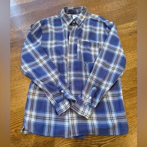 Zara Blue Plaid Shirt